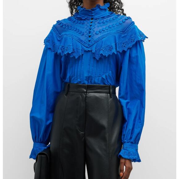 Kobi Halperin Athena Blouse Black - Picture 1 of 8